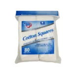 Healthsmart Square Cotton Pads 80'S