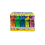 Neon Electronic Lighter Transparent